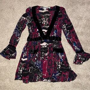 Alberto Makali Vibrant Long Sleeve Dress